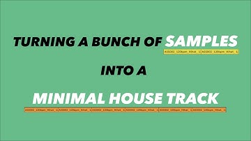 making a minimal house track just with samples | distilled noise