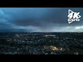 Flying a drone at dusk as a storm approaches (Drone Views)