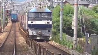 EF210-154牽引貨物列車　土山～魚住間にて2