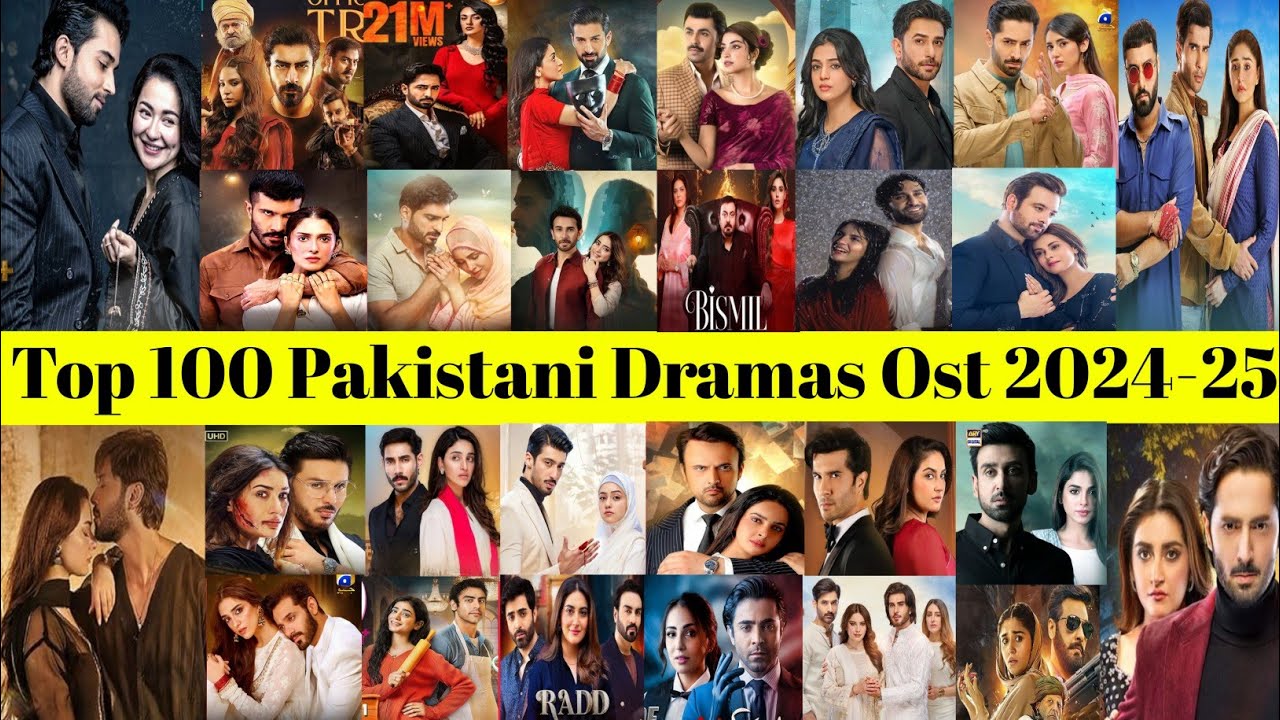 Top 100 Pakistani Dramas Ost 2024-25||Top 100 Pakistani Dramas||Five Drama