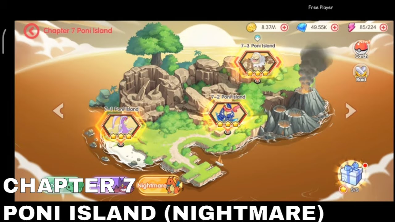 CHAPTER 7 PONI ISLAND (NIGHTMARE) Pocket YouTube
