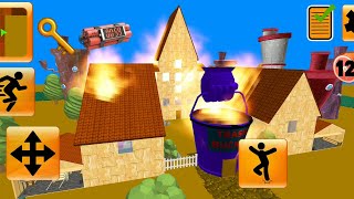 Plankton Gang Secret Sponge's Neighbor Escape 3D | Level 20 | Gameplay #2 screenshot 4