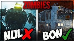 CLASSEMENT de la PIRE à la MEILLEURE MAP ZOMBIES ! (W@W, BO1, BO2, BO3 & BO4)