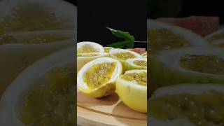 Refreshing Passion Fruit Juice | පැෂන් Juice enjoy yummy fruit