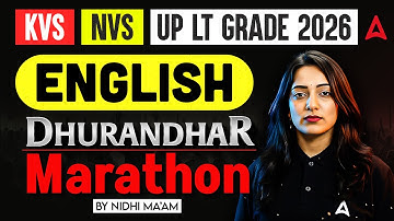 LT Grade/KVS/NVS English Marathon | KVS/NVS English PYQ