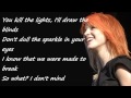 Zedd - Stay the Night ft. Hayley Williams LYRICS