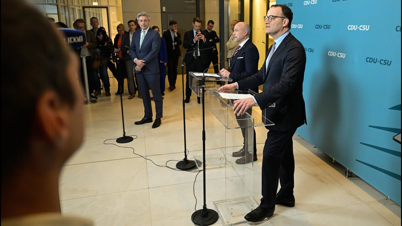 5. Dezember 2025 | Live-Statement mit Jens Spahn & Alexander Hoffmann