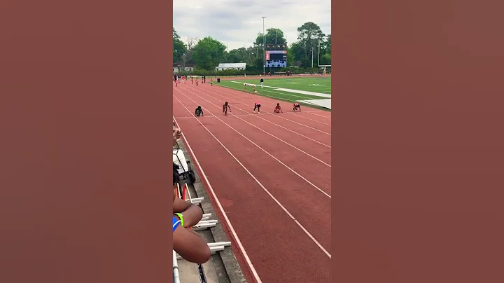 My run 50 meter dash savanna Georgia 🏅 1st place