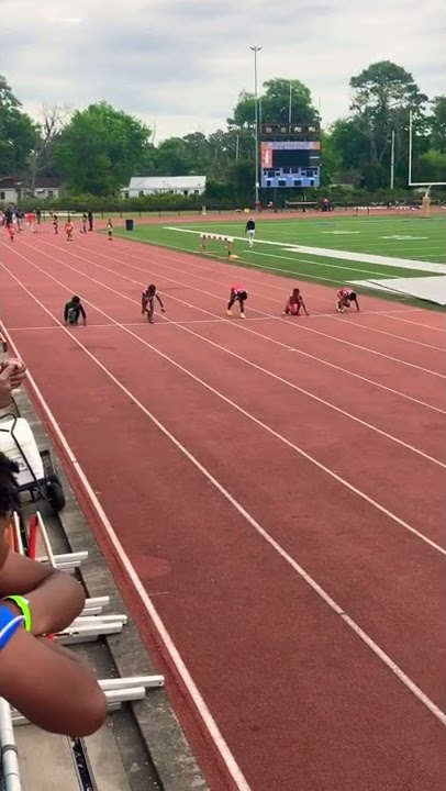 My run 50 meter dash savanna Georgia 🏅 1st place