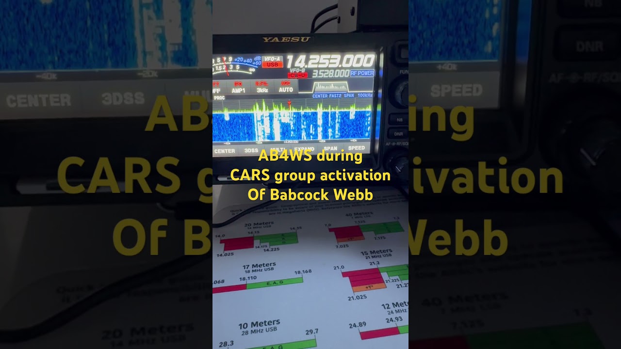 AA5UN working AB4WS during a group POTA activation
