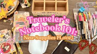 Beginner Traveler's Notebook / How I Use It / Supplies I Love & Actually  Use / Set Up