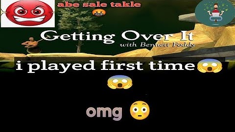 when a NOOB plays Getting Over It 😭#gaming