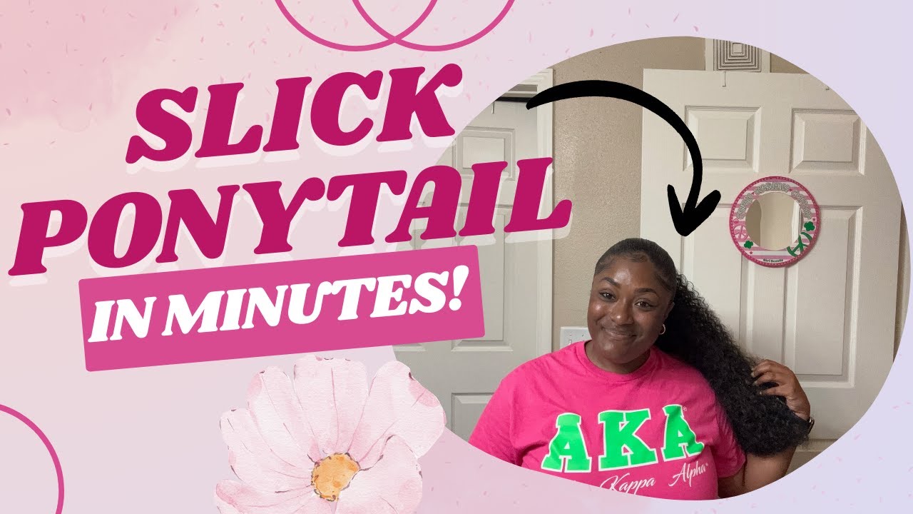 Vlog 18 | Slick Clip In Ponytail With Relaxed Hair Tutorial☺️💇🏽‍♀️