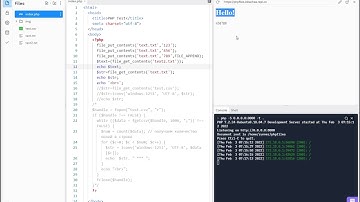 Работа с файлами в php