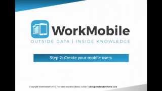 Getting started step 2 creating mobile users