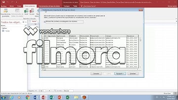 Como Importar Datos/Tablas de Excel a Access