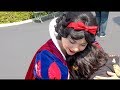【かわいいｗ】白雪姫がお帰りになられます（グリーティング TDL）