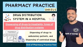 Drug Distribution system in Hospital | Dispensing of drug to inpatients | Types of drug distribution
