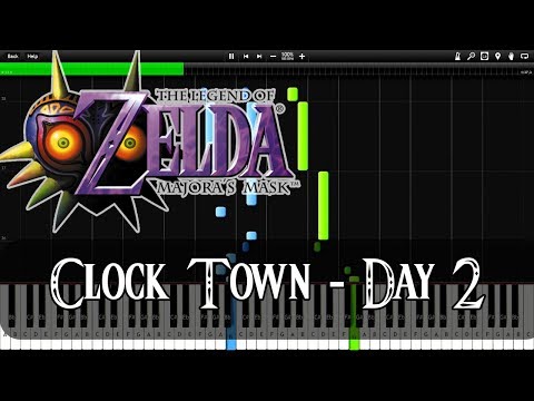 zelda-majora's-mask---clock-town-day-2-(synthesia)
