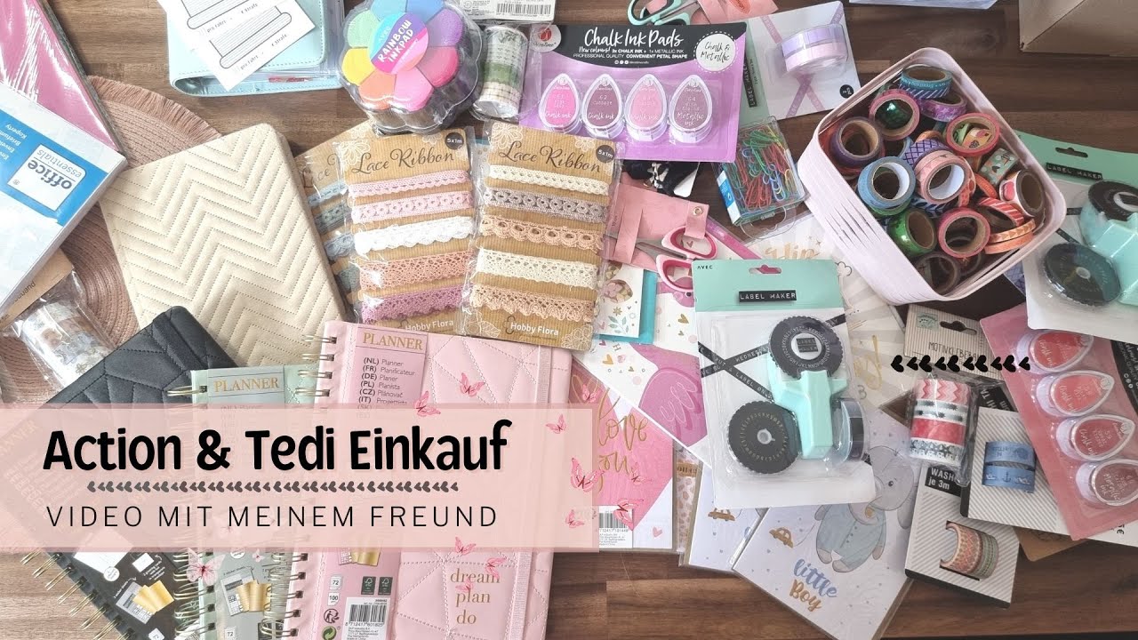 Action & Tedi Haul 💸 Video mit meinem Freund ❣️ Was gibt es neues bei Action?