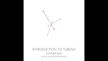 Introduction to Turkish, Track 1 - Language Transfer, The Thinking Method
