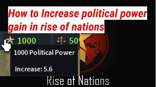How To Increase Your Country's Political Power In Roblox Rise Of Nations