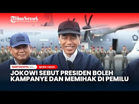 Di Depan Prabowo, Jokowi Bilang Presiden Boleh Kampanye dan Memihak