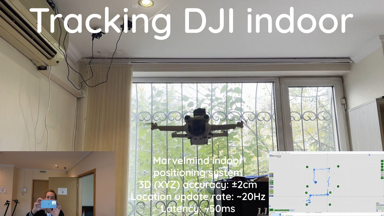Indoor Drone Tracking: Multi-Room DJI Setup | Marvelmind