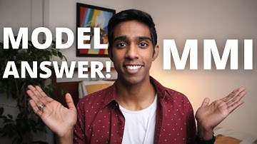 How a Medical Student answers MMI Questions!