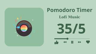 🎧 2-Hour Study With Lofi Music | 35/5 Pomodoro Timer | Stay Focused & Achieve Your Goals