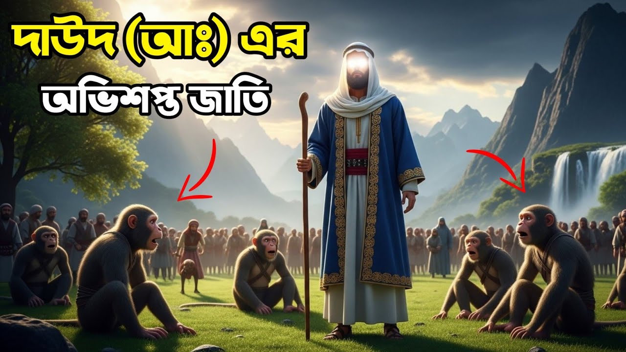 আল্লাহর গজবে বনি ঈসরাইলেরা যেভাবে বানরে পরিনত হয়েছিল | দাউদ আ এর বিস্ময়কর ঘটনা | Islamic Story