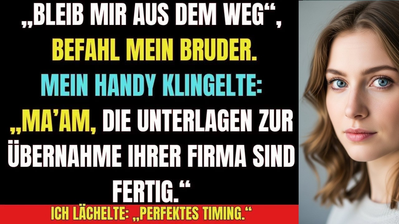 Mein Bruder unterschätzte mich… Sekunden später hatte ich SEINE Firma in der Hand