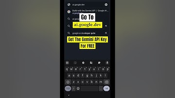 Get Your Own Gemini API Key For FREE #google #gemini #ai