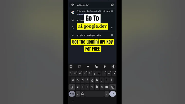 Get Your Own Gemini API Key For FREE #google #gemini #ai