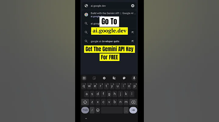 Get Your Own Gemini API Key For FREE #google #gemini #ai