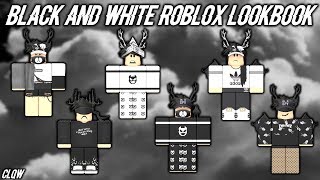 6 Black And White Roblox Outfits Roblox Lookbook Youtube - aesthetic black and white roblox avatars
