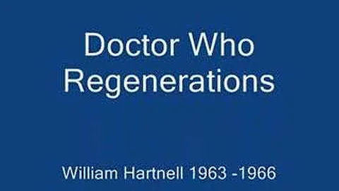Dr Who Regenerates