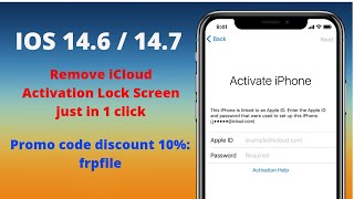 GSM (no MEID) & MEID iOS 12.4 - 14.8 iCloud Bypass fix call, notification, icloud services