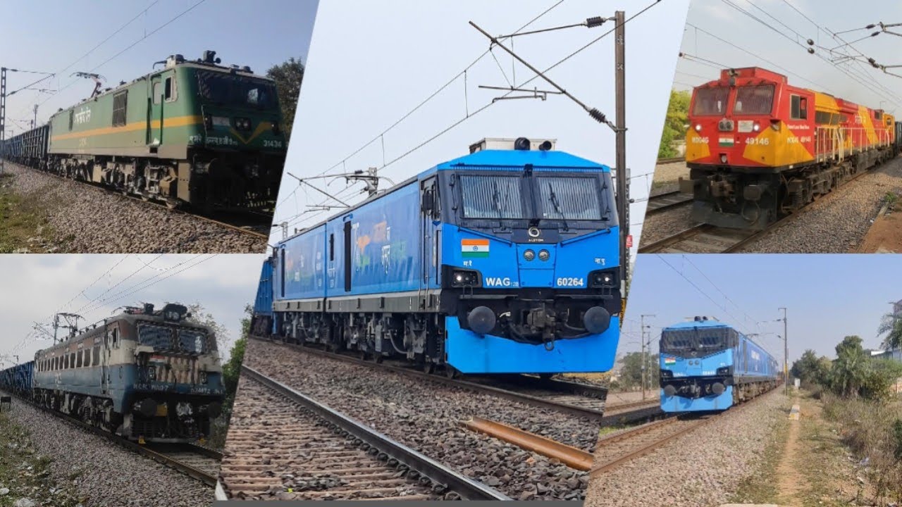 Goods train | bhartiya maalgadiya | भारतीय मालगाड़ीया #railvlogger 