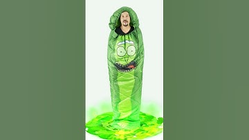 Pickle Rick Sleeping Bag Story Vertical