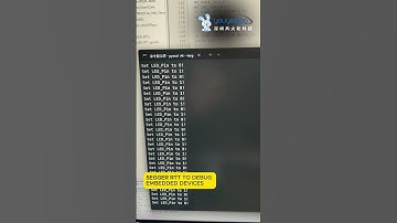 SEGGER RTT to debug embedded devices