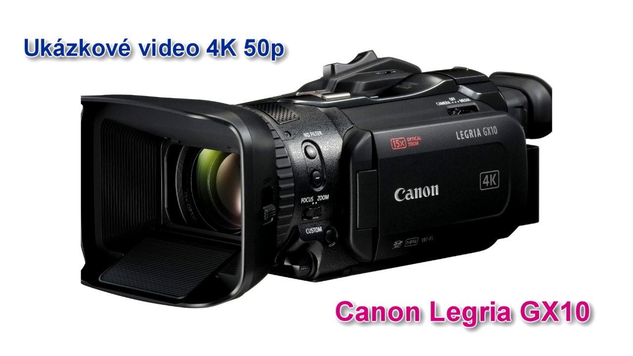 Canon GX 10 ukázkové video 4K 50p YouTube