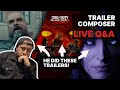 LIVE Q&amp;A with Trailer Music Composer | David Donges SPECIAL GUEST