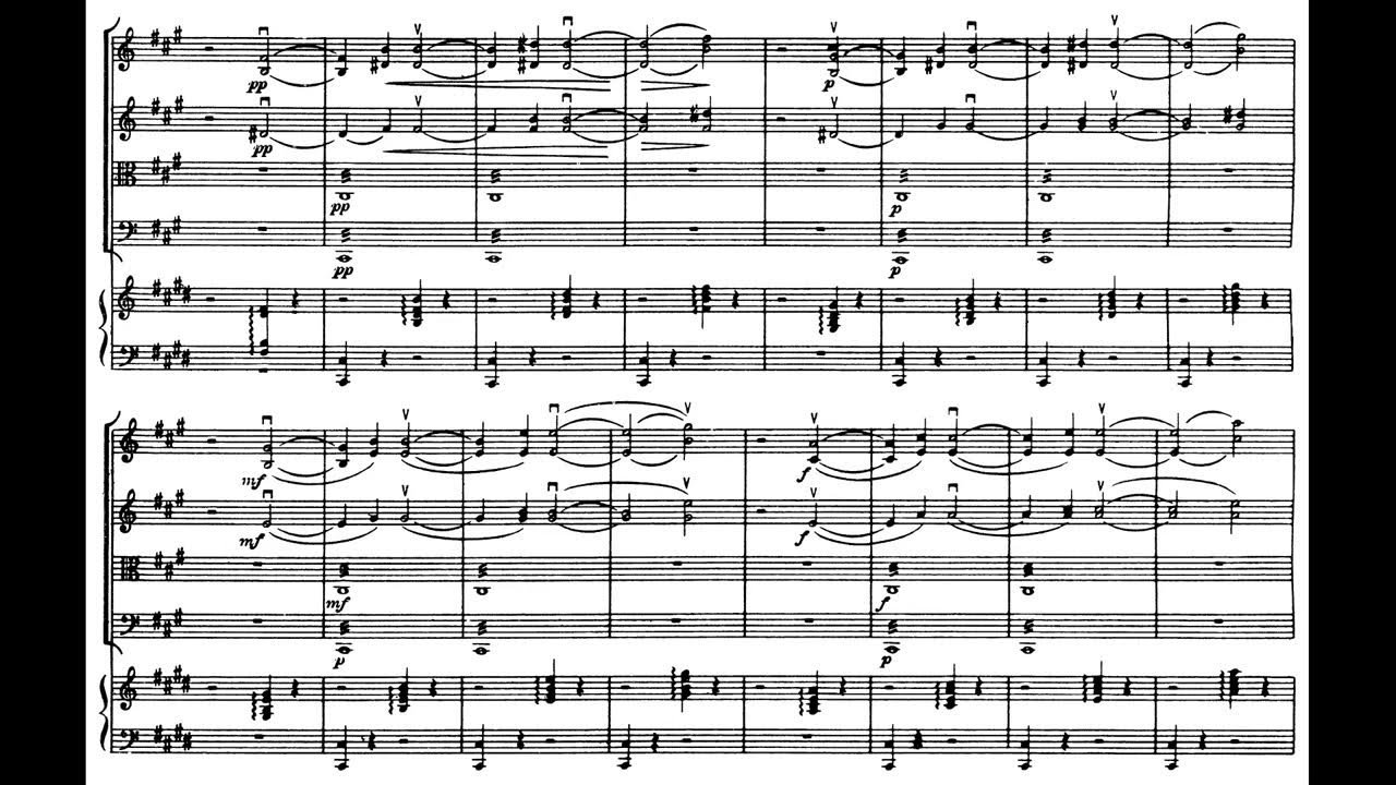 Franz Liszt Am Grabe Richard Wagners for String Quartet and Harp, S