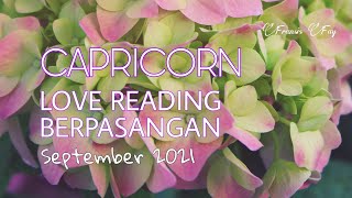 CAPRICORN SEPTEMBER 2021💞ASMARA BERPASANGAN LOVE READING #zodiakcapricorn #asmara #fransisfay