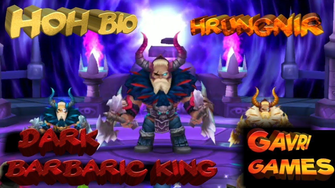 [Indo] HOH B10 Dark Barbaric King Hrungnir - Summoners War