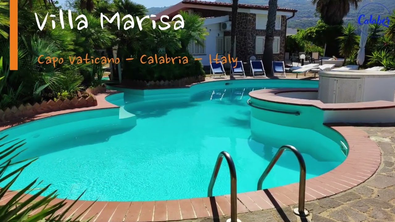 Villa Marisa, per 6/8 persone, con piscina privata e splendida vista mare, Capo Vaticano, Calabria