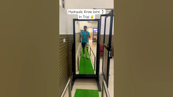 Hydraulic knee joint 🦿 #ottobock #disability #fitness #motivation #gymenthusiast #javelin #viral
