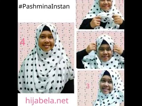 08811232410 Tutorial Hijab Simple Pashmina Instan Hijabela Syari  YouTube
