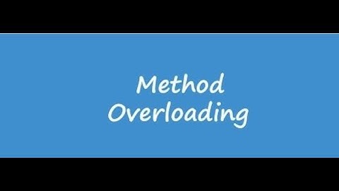 Method Overloading in java | Core Java | MR.HACKER5476 Programming